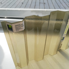 Полікарбонат SUNTUF Embossed 0,8 мм Greca76 Бронза колотий лід 1060x6000 мм Полікарбонат SUNTUF Embossed 0,8 мм Greca76 Бронза колотий лід 1060x6000 мм