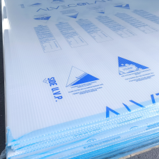 Сотовий полікарбонат 6 мм Alveco 2,1 x 6 м Опал, Білий Сотовий полікарбонат 6 мм Alveco 2,1 x 6 м Опал, Білий